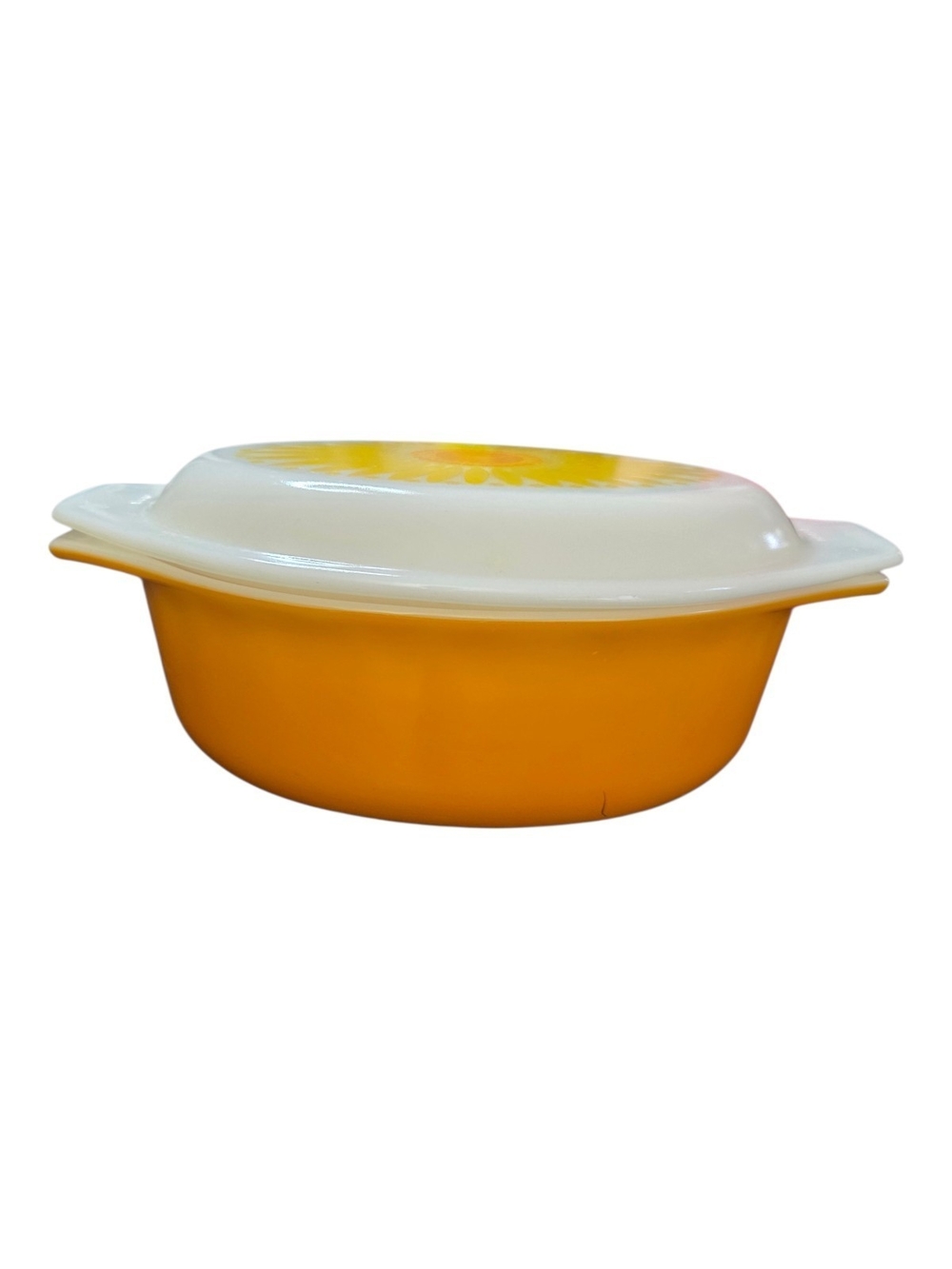 Vintage Pyrex Daisy Sunflower 1.5 Quart Oval Dish